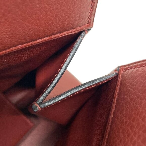 HERMES Muso rouge ash Taurillon Clemence Square D Shoulder Bag 708-060425 - Picture 11 of 14